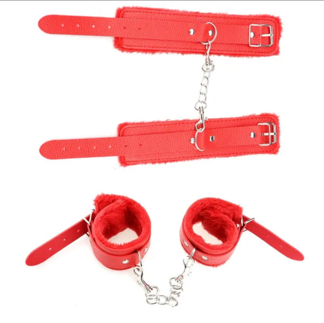 Bondage Handcuffs and Whip
